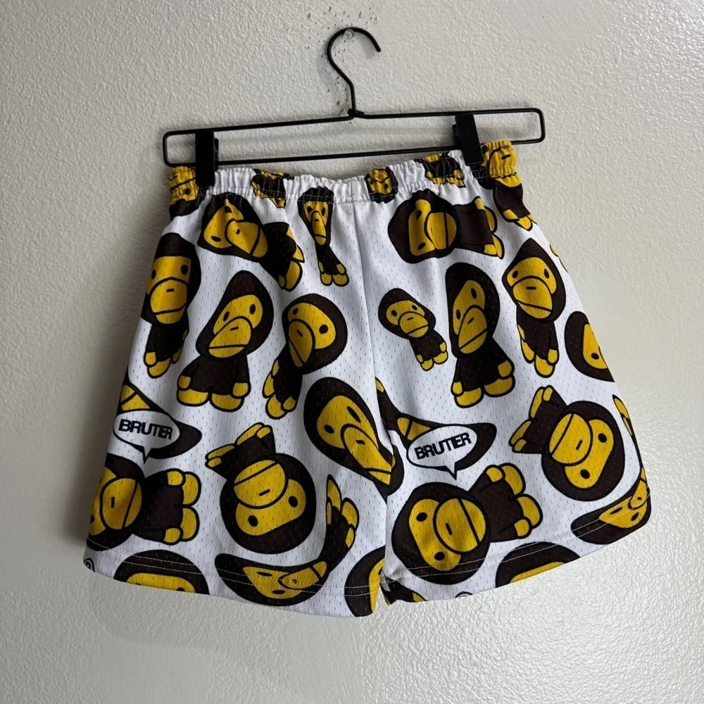 Brutier Mesh Shorts Vintage Bape Style  Size XS